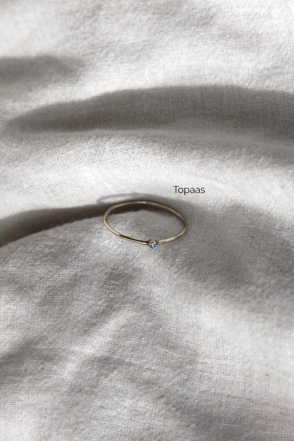 Ring | Stone | Silver - Afbeelding 2